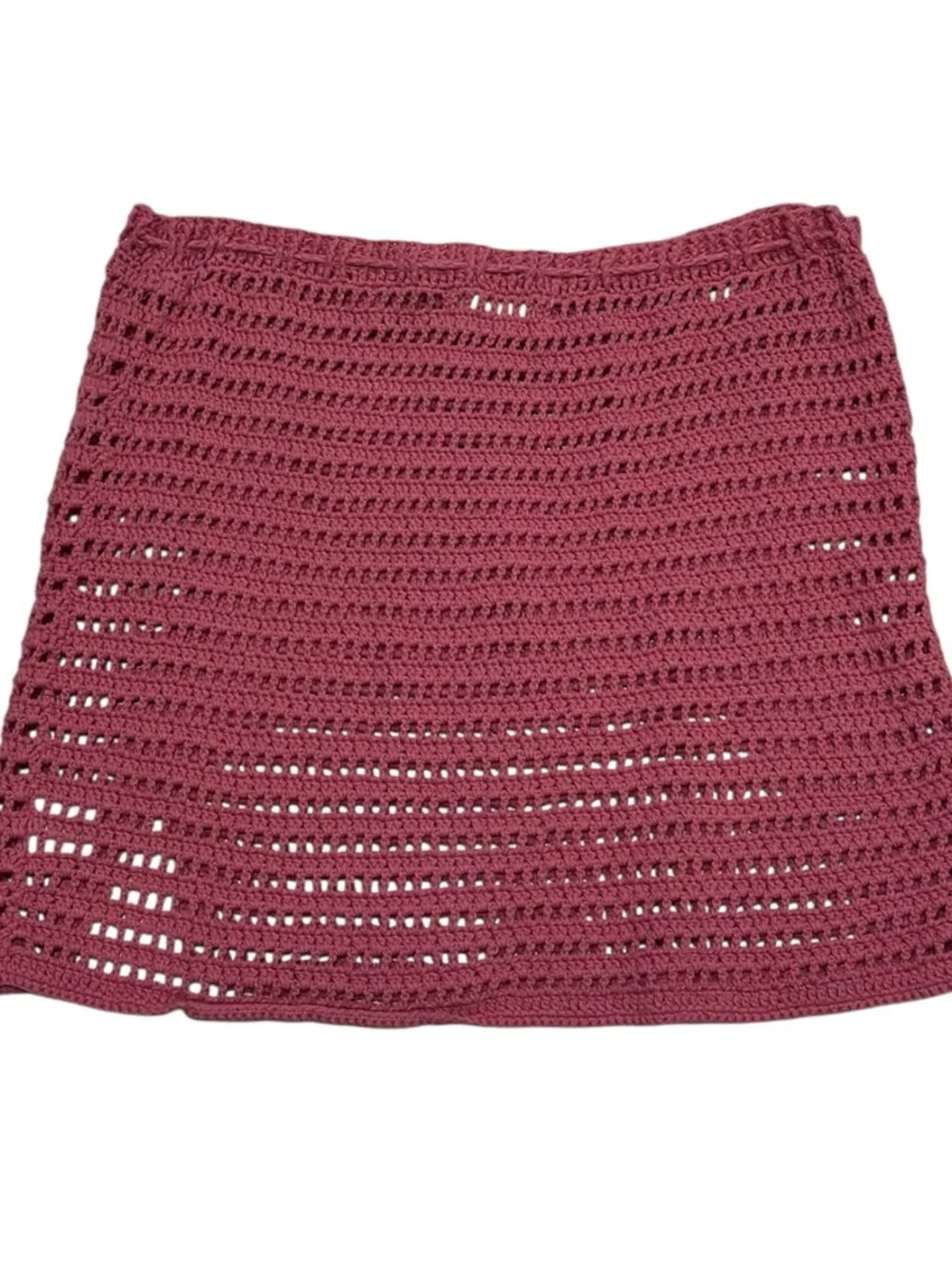 Pink Crochet Mini Skirt - Picture 7 of 9